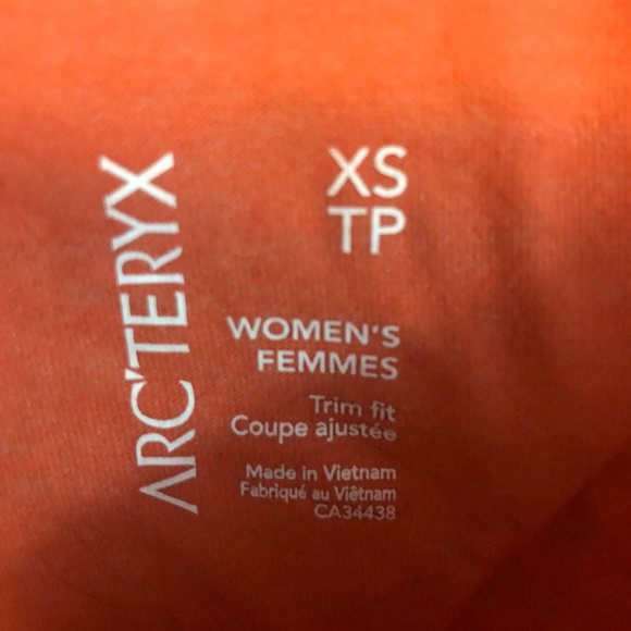 Arc'teryx Boat Neck Cotton/Polyster Tshirt - XS - Women's - Picture 3 of 4